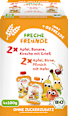 Quetschie Obst & Getreide, ab 6 Monaten, (4x100 g) Freche Freunde