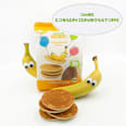 Kindersnack Pancakes fluffig mit Banane Freche Freunde