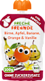 Quetschie Birne, Apfel, Banane, Orange & Vanille ab 8 Monaten  Freche Freunde