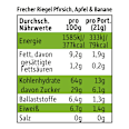 Fruchtriegel Pfirsich, Apfel & Banane, ab 3 Jahren Freche Freunde