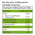 Quetschie Banane, Erdbeere mit Hafer & Quinoa ab 6 Monaten Freche Freunde