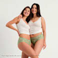 Periodenunterwäsche Hipser Allover Lace Bright Sage, Gr. 32-34 ooia