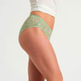 Periodenunterwäsche Hipser Allover Lace Bright Sage, Gr. 32-34 ooia