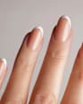Künstliche Nägel Press Ons Medium Round Classic French Doonails