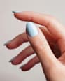 Künstliche Nägel Press Ons Short Round Baby Blue Doonails