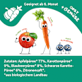 Quetschie Apfel, Blaubeere mit Karotte ab 6 Monaten  Freche Freunde