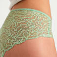 Periodenunterwäsche Hipser Allover Lace Bright Sage, Gr. 32-34 ooia