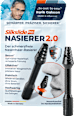 Gesichtshaarentferner, Nasierer anthrazit (8 cm) SilkslidePro