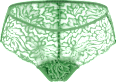 Periodenunterwäsche Hipser Allover Lace Bright Sage, Gr. 50-52 ooia