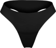 Periodenunterwäsche String Seamless schwarz, Gr. 50-52 ooia
