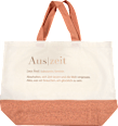 Strand-/Badetasche "Auszeit", metallic Definition Vito & Joe