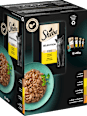 Nassfutter Katze, Huhn, Ente & Truthahn, Selection in Sauce - Geflügel Variation, Multipack (12x85 g) Sheba