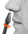 Gesichtshaarentferner, Nasierer 8 cm anthrazit SilkslidePro