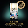 Nassfutter Katze mit Lachs & Thunfisch, fresh & fine Multipack (6x50 g) Sheba