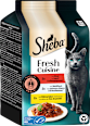 Nassfutter Katze mit Rind, Weißfisch & Hühnerleber, fresh cuisine Taste of Paris, Multipack (6x50 g) Sheba