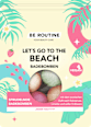 Badebomben let´s go to the beach (6x50 g) BE ROUTINE