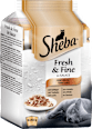 Nassfutter für Katzen, Fresh&Fine Feine Vielfalt (MSC), Multipack 6x50g Sheba