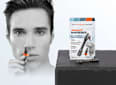 Gesichtshaarentferner, Nasierer 8 cm anthrazit SilkslidePro