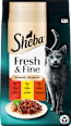 Nassfutter Katze mit Rind, Huhn & Lamm, fresh & fine, Multipack (6x50 g) Sheba