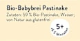 Gemüse Pastinake ab dem 5. Monat Sprösslinge