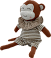 Puppe aus Stoff, Affe (30 cm) Dekorieren & Einrichten
