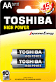 Baterii alcaline R6-AA Toshiba