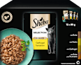 Nassfutter Katze, Huhn, Ente & Truthahn, Selection in Sauce - Geflügel Variation, Multipack (12x85 g) Sheba