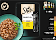 Nassfutter Katze, Huhn, Ente & Truthahn, Selection in Sauce - Geflügel Variation, Multipack (12x85 g) Sheba