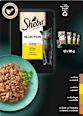 Nassfutter Katze, Huhn, Ente & Truthahn, Selection in Sauce - Geflügel Variation, Multipack (12x85 g) Sheba