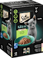 Nassfutter Katze Kitten mit Lachs & Huhn, feine Vielfalt in Sauce, Junior Multipack (12x85 g) Sheba