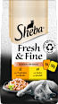 Nassfutter Katze mit Huhn & Truthahn, fresh & fine, Multipack (6x50 g) Sheba