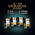 Nassfutter Katze, Delikatesse in Gelee - Geflügel Variation, Multipack (12x85 g) Sheba