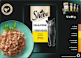 Nassfutter Katze, Delikatesse in Gelee - Geflügel Variation, Multipack (12x85 g) Sheba