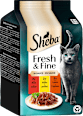 Nassfutter Katze mit Rind, Huhn & Lamm, fresh & fine, Multipack (6x50 g) Sheba