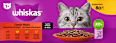 Nassfutter Katze klassische Auswahl in Sauce, Jumbopack (80x85 g) Whiskas