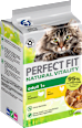 Nassfutter Katze mit Huhn & Truthahn, natural vitality, Multipack (6x50 g) PERFECT FIT