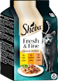 Nassfutter Katze mit Huhn, Truthahn & Ente, fresh & fine, Multipack (6x50 g) Sheba