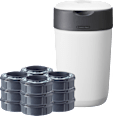 Windeleimer Twist & Click inkl. 12 Nachfüllkassetten, weiß Tommee Tippee