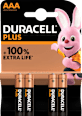 Batterien AAA Plus Alkaline DURACELL