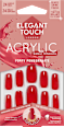 Künstliche Nägel Acrylic Poppy Pomegranate Elegant Touch