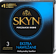 Prezerwatywy nielateksowe Ekstra Nawilżane SKYN