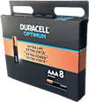 Алкални батерии Optimum ААA DURACELL