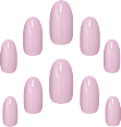 Künstliche Nägel Mauve Madness Oval Elegant Touch