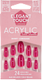 Künstliche Nägel Acrylics Berry Lemonade Elegant Touch
