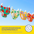Schwimmwindel wiederverwendbar, Motiv tropische Palmen Huggies Little Swimmers