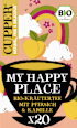 Kräutertee "My Happy Place" mit Pfirsich & Kamille (20 Beutel) Cupper