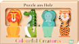 Puzzle aus Holz "Colourful Creatures" REX LONDON