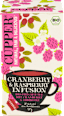 bio čaj Cranberry & Rasberry Infusion 20x2,5g Cupper