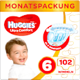 Windel Ultra Comfort Gr. 6 (15-30 kg), Monatsbox Huggies