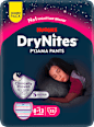 Pyjama Pants Mädchen 8-13 Jahre, Jumbopack HUGGIES DryNites